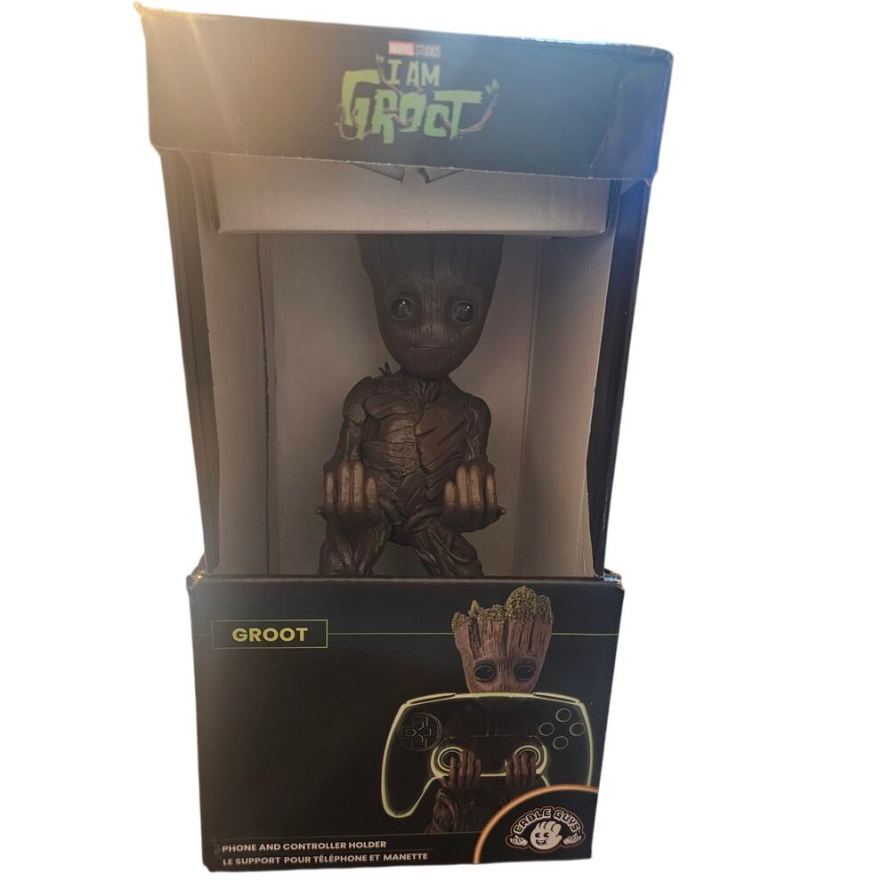 NEW Cable Guys "I AM Groot" THE ORIGINAL Phone & Controller Holder GOTG Marvel